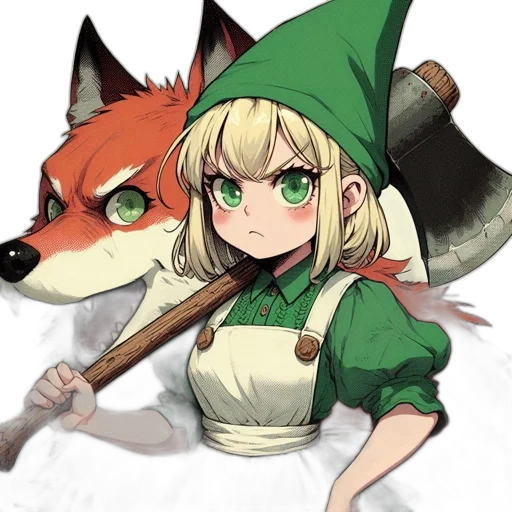 staff, weapon, animal, creature, fantasy art, pixel art, concept art, anime transparent PNG cut-out