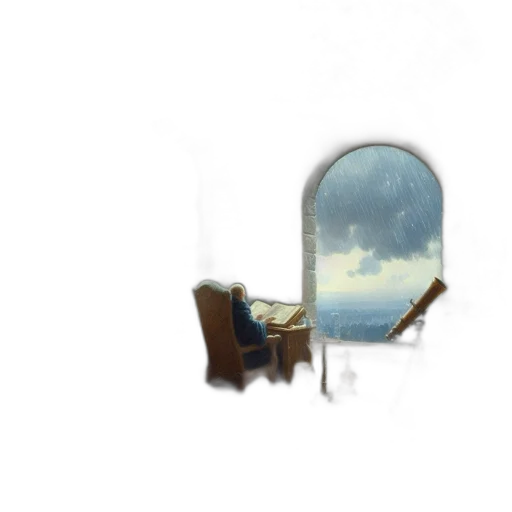 furniture, umbrella, staff, face, concept art, photorealistic, 3d render, pixel art transparent PNG cut-out