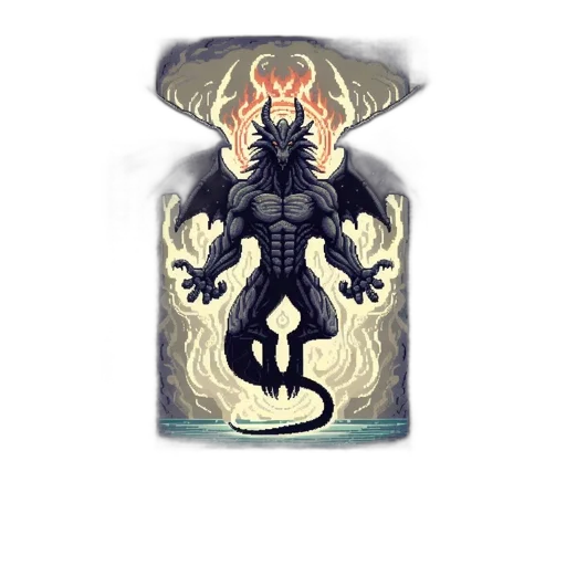 dragon, creature, staff, animal, concept art, fantasy art, pixel art, comic book art transparent PNG cut-out