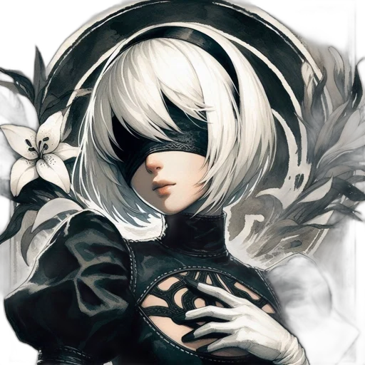 mask, face, jacket, weapon, fantasy art, concept art, comic book art, anime transparent PNG cut-out
