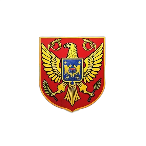 staff, crown, jewelry, jacket, pixel art, red, flag, macedonia transparent PNG cut-out