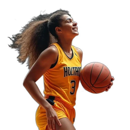 person, girls, basketball, team, celebrating, second, win, season transparent PNG cut-out