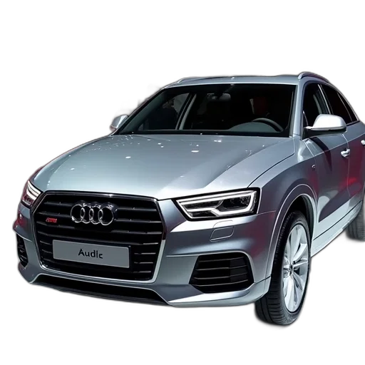 car, photorealistic, 3d render, audi transparent PNG cut-out