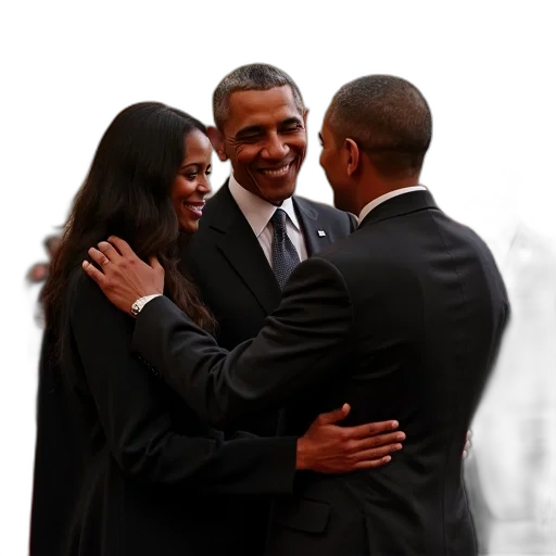 president, obama, congratulated, his transparent PNG cut-out