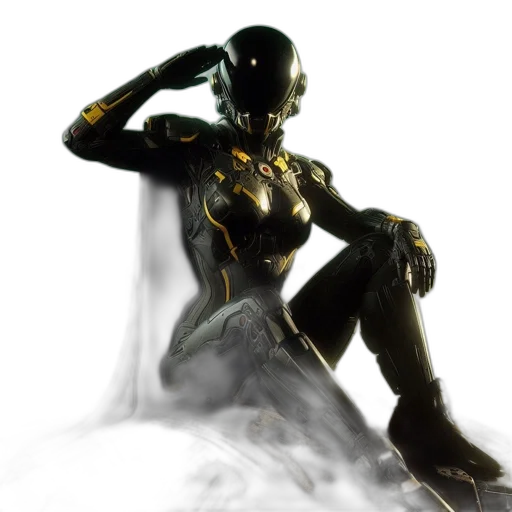 robot, jewelry, mask, concept art, 3d render, comic book art, fantasy art, outer space transparent PNG cut-out