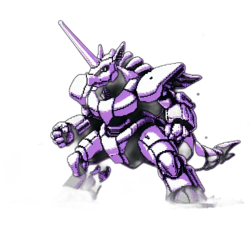 robot, weapon, dragon, sword, concept art, pixel art, fantasy art, cyberpunk transparent PNG cut-out