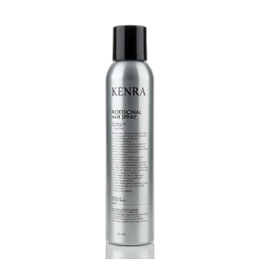 bottle, hair, kenra, professional, spray, displayed, against, white transparent PNG cut-out