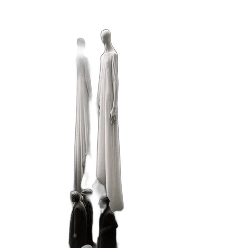 staff, weapon, umbrella, sword, 3d render, monochrome, bustling, market transparent PNG cut-out