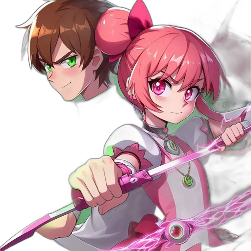 staff, weapon, sword, anime, pixel art, concept art, fantasy art, fire transparent PNG cut-out