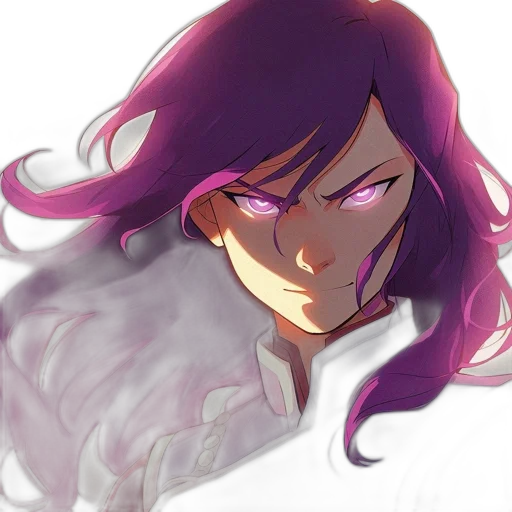 face, crown, hair, jacket transparent PNG cut-out