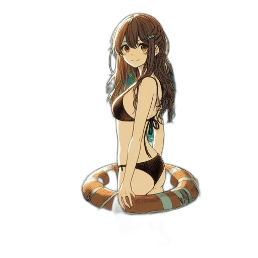 creature, dress, animal, jewelry, anime, concept art, pixel art, fantasy art transparent PNG cut-out