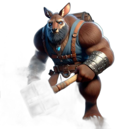 staff, animal, weapon, creature, concept art, fantasy art, 3d render, photorealistic transparent PNG cut-out