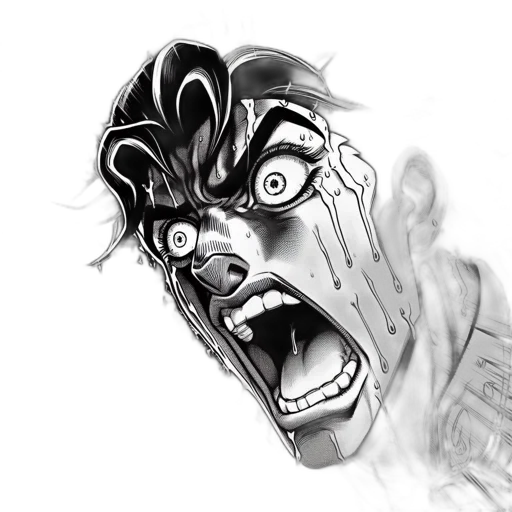 face, mask, creature, comic book art, concept art, pencil sketch, photorealistic, fire transparent PNG cut-out