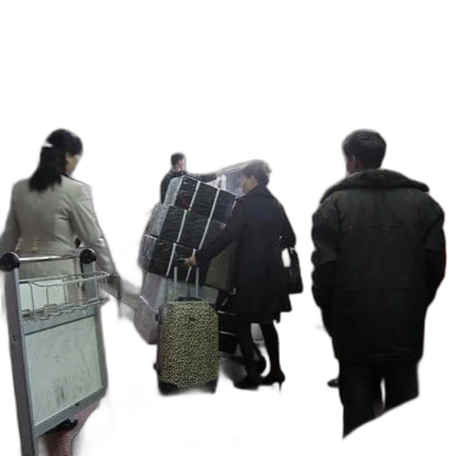 jacket, staff, furniture, 3d render, concept art, photorealistic, city street, fog transparent PNG cut-out
