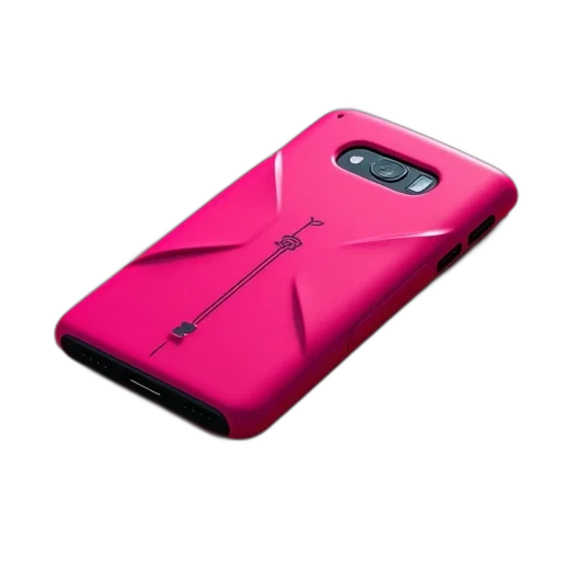 3d render, neon, hot, pink transparent PNG cut-out