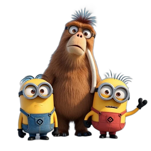 staff, animal, concept art, 3d render transparent PNG cut-out