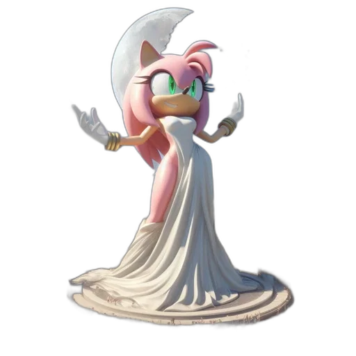 dress, creature, crown, animal, concept art, 3d render, pixel art, fantasy art transparent PNG cut-out