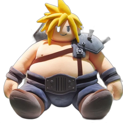 weapon, 3d render, concept art, pixel art, fantasy art, oversized, stuffed, plush transparent PNG cut-out