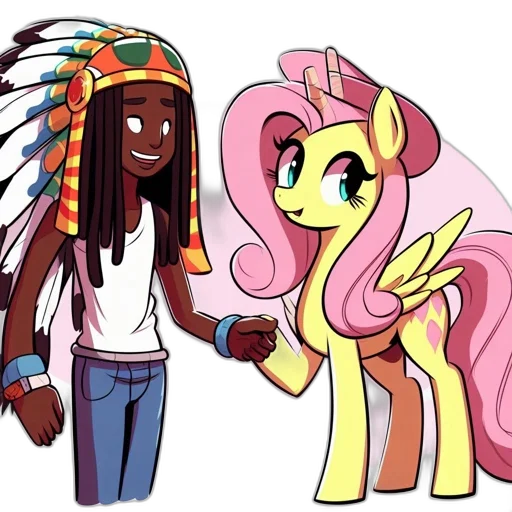 concept art, cartoon, fantasy art, anime, colorful, pastel, neon, two transparent PNG cut-out