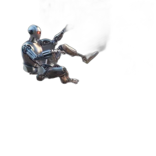 robot, weapon, sword, dragon, concept art, 3d render, fantasy art, pixel art transparent PNG cut-out