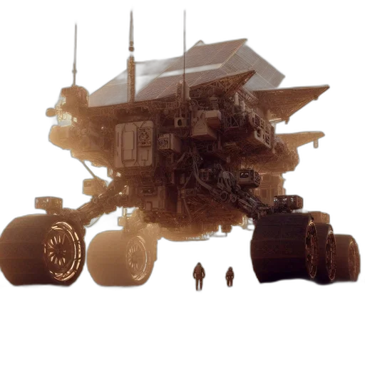 robot, weapon, car, creature, concept art, 3d render, pixel art, fantasy art transparent PNG cut-out