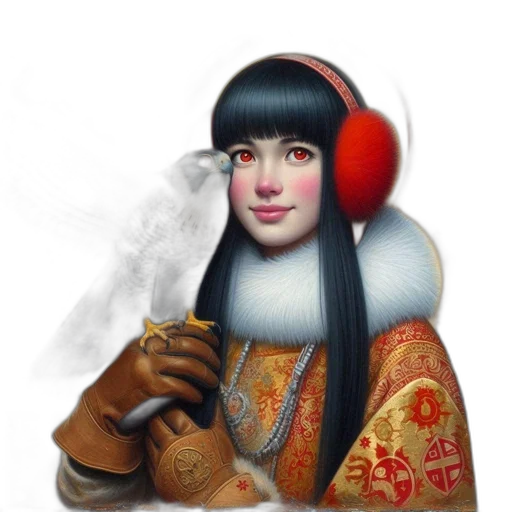 face, mask, crown, jewelry, fantasy art, photorealistic, concept art, oil painting transparent PNG cut-out