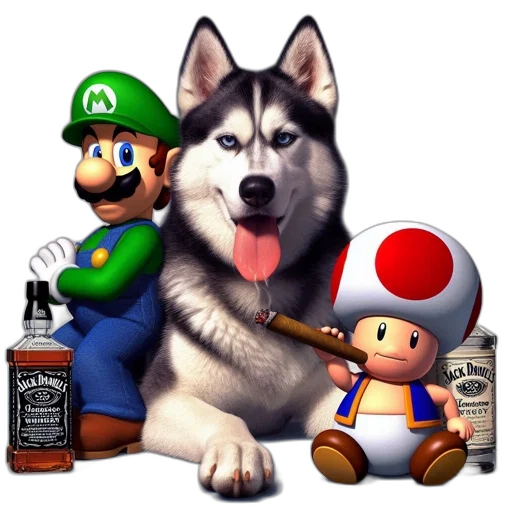 animal, bottle, pixel art, concept art, 3d render, fantasy art, monochrome, three transparent PNG cut-out
