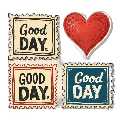 good, day, stamps, stampin transparent PNG cut-out