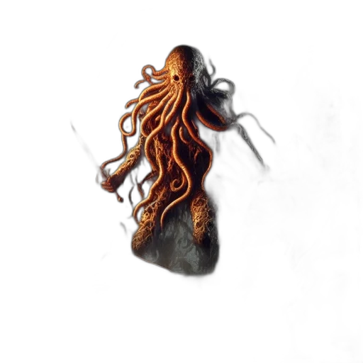 hair, creature, mask, crown, concept art, fantasy art, watercolor, photorealistic transparent PNG cut-out