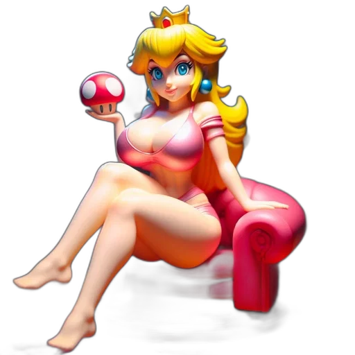 dress, crown, weapon, staff, pixel art, concept art, 3d render, vaporwave transparent PNG cut-out
