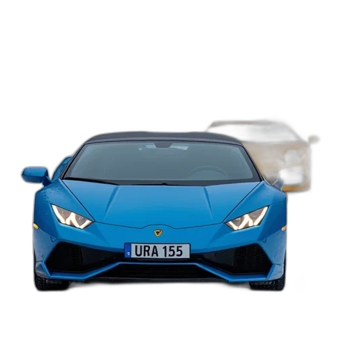 car, 3d render, photorealistic, concept art, blue, sports, license, plate transparent PNG cut-out