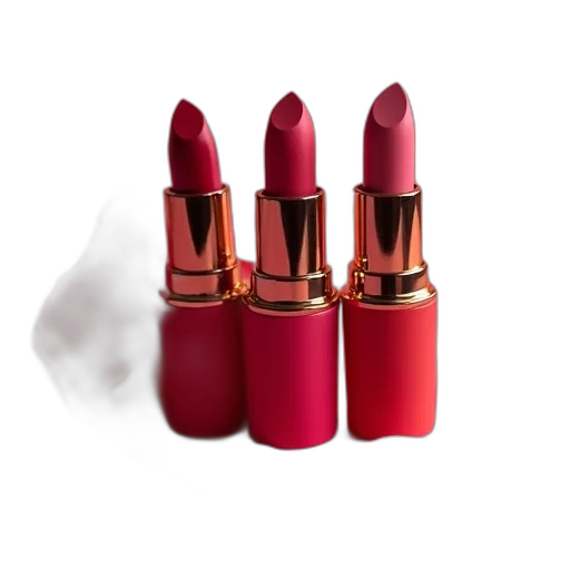 3d render, red, lipstick, queen transparent PNG cut-out