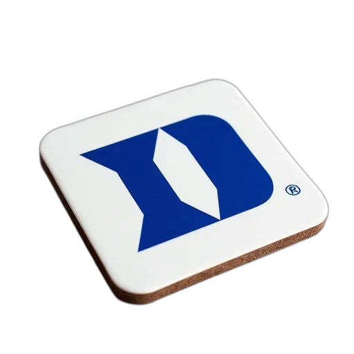 duke, logo, shown, blue transparent PNG cut-out