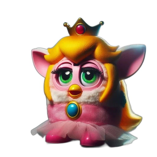 crown, creature, mask, animal, 3d render, concept art, fantasy art, vaporwave transparent PNG cut-out