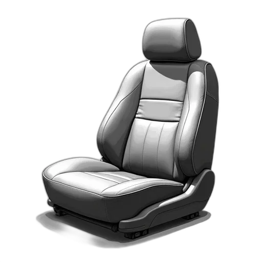 car, furniture, 3d render, concept art, photorealistic, black, white, illustration transparent PNG cut-out
