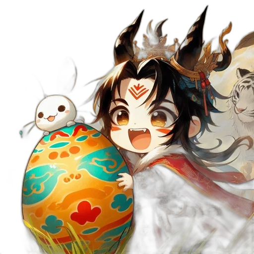 mask, fantasy art, concept art, anime, photorealistic, chibi-style, character, crown transparent PNG cut-out