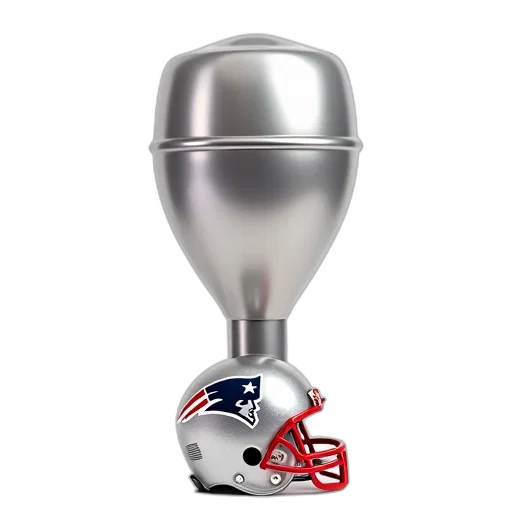 silver, bong, football, helmet, design, base, featuring, red transparent PNG cut-out