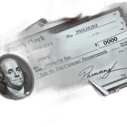 image, 2013, dated, check, 000, bank, america, payable transparent PNG cut-out