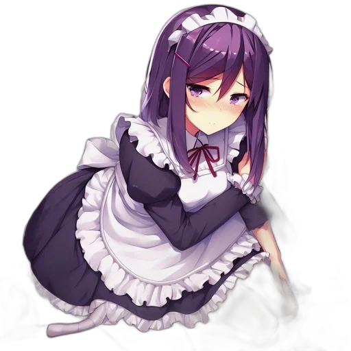 dress, robot, weapon, staff, anime, pixel art, concept art, 3d render transparent PNG cut-out