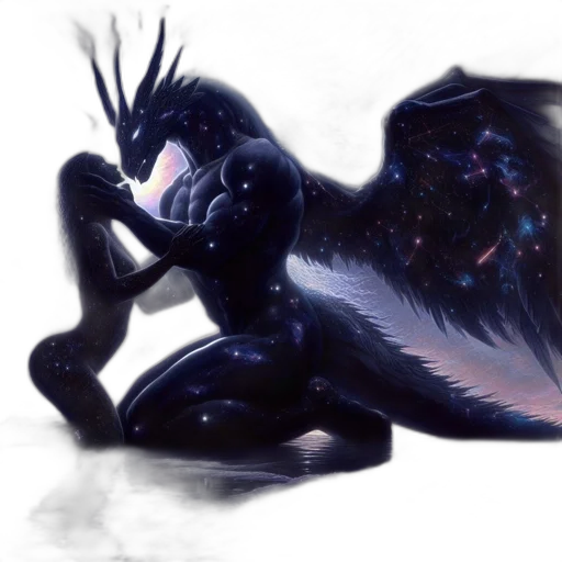 dragon, creature, animal, fantasy art, concept art, comic book art, pixel art, outer space transparent PNG cut-out