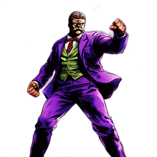 staff, jacket, comic book art, concept art, pixel art, cartoon, powerful, figure transparent PNG cut-out