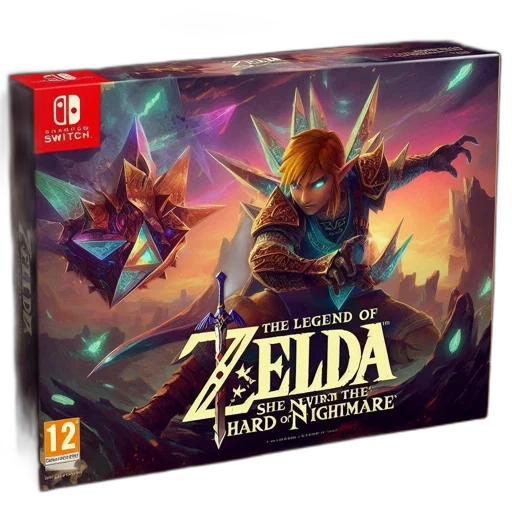 concept art, fantasy art, image, presents, legend, zelda, sheikah, slate transparent PNG cut-out