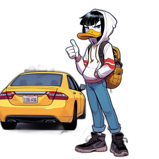 car, jacket, animal, robot, cartoon, concept art, pixel art, 3d render transparent PNG cut-out