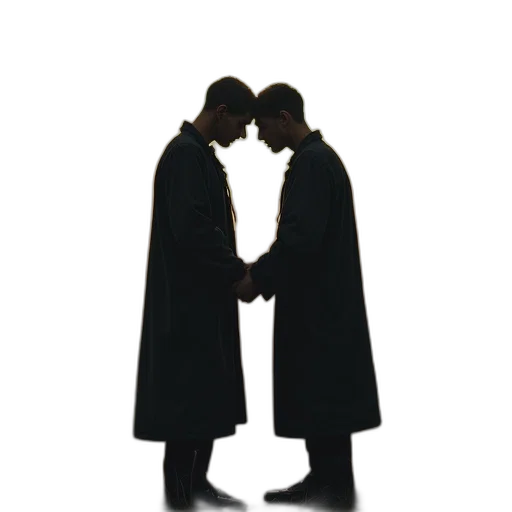 jacket, umbrella, staff, mask transparent PNG cut-out