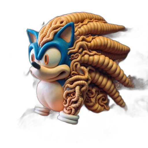 hair, creature, dragon, animal, concept art, fantasy art, 3d render, comic book art transparent PNG cut-out