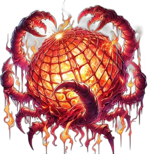 dragon, creature, concept art, fantasy art, pixel art, fantastical, tentacle-like, appendages transparent PNG cut-out