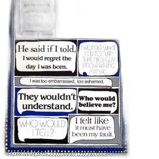 poster, various, text, boxes, containing, phrases, like, said transparent PNG cut-out