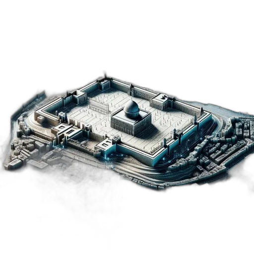 building, 3d render, concept art, cyberpunk, aerial, view, city, reveals transparent PNG cut-out