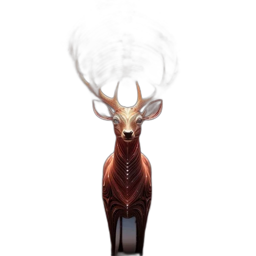 animal, crown, creature, mask, concept art, fantasy art, 3d render, photorealistic transparent PNG cut-out