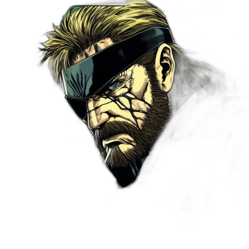 mask, face, comic book art, concept art, cyberpunk, cartoon, detailed, panel transparent PNG cut-out